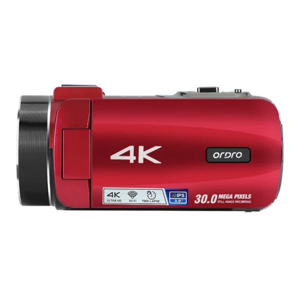 Ordro Z88 4K 10X Optical Zoom Digital Camcorder Camera Retro for YouTube Vlog Home Videos Professional Recorder New Arrivals - Image 3