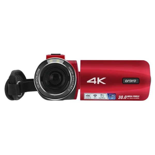 Ordro Z88 4K 10X Optical Zoom Digital Camcorder Camera Retro for YouTube Vlog Home Videos Professional Recorder New Arrivals - Image 5