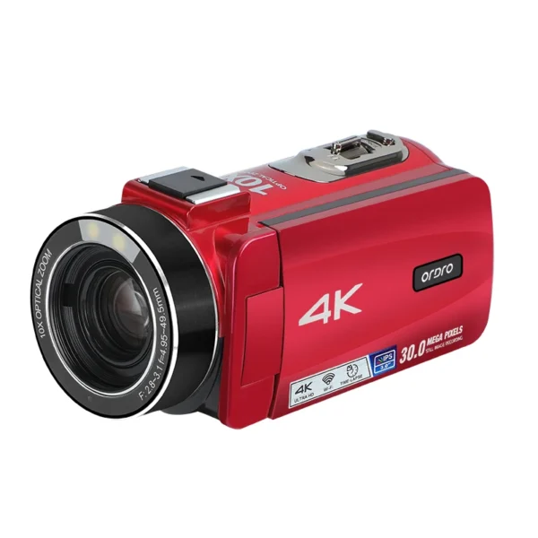 Ordro Z88 4K 10X Optical Zoom Digital Camcorder Camera Retro for YouTube Vlog Home Videos Professional Recorder New Arrivals - Image 2